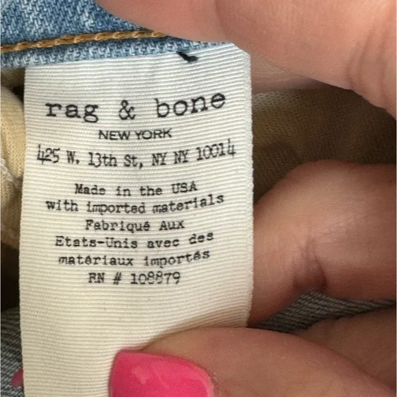 Rag &‎ Bone The Dre Distressed Jeans - Picture 8 of 9